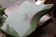 FENDER Custom Shop ´62 Jazzmaster Heavy Relic Maple Neck, Fade Aged Sweet Pea Green HARDCASE, 3, 8 KG