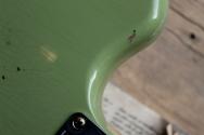 FENDER Custom Shop ´62 Jazzmaster Heavy Relic Maple Neck, Fade Aged Sweet Pea Green HARDCASE, 3, 8 KG