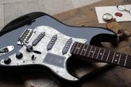 FENDER 70th Anniversary Player Stratocaster Nebula Noir, GIGBAG, 3, 58 KG