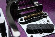 FENDER Custom Shop Limited P90 Tele Thinline Journeyman Relic Aged Magenta Sparkle, HARDCASE, 3, 23