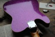 FENDER Custom Shop Limited P90 Tele Thinline Journeyman Relic Aged Magenta Sparkle, HARDCASE, 3, 23