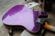 FENDER Custom Shop Limited P90 Tele Thinline Journeyman Relic Aged Magenta Sparkle, HARDCASE, 3, 23