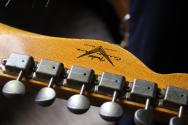 FENDER Custom Shop Limited P90 Tele Thinline Journeyman Relic Aged Magenta Sparkle, HARDCASE, 3, 23