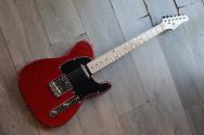 CIMA GUITARS Cima TL Nitro-Red A/A, HARDCASE, 3, 95 KG