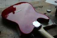CIMA GUITARS Cima TL Nitro-Red A/PS, HARDCASE, 4, 01 KG