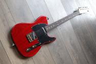 CIMA GUITARS Cima TL Nitro-Red A/PS, HARDCASE, 4, 01 KG