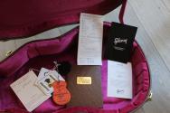 GIBSON Les Paul Standard Custom Shop Oxford Gray, DEMO , HARDCASE,PAPERS, 3, 99 KG