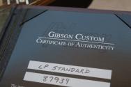 GIBSON Les Paul Standard Custom Shop Oxford Gray, DEMO , HARDCASE,PAPERS, 3, 99 KG