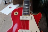 GIBSON Les Paul Deluxe Original of 1976 with P90 Red HARDCASE, 4, 79 KG