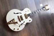 GRETSCH G8424T Hand Signed Billy Duffy Signature Falcon™ LTD with Bigsby®, Ebony Fingerboard,Vintage White Lacquer,HARDCASE