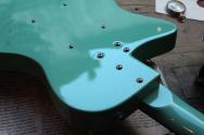 DANELECTRO "´56 Baritone Matched Head Dolphin in Dark Aqua" 2, 92 KG