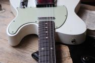 FENDER Custom Shop Limited 60 Tele, Relic Aged Olympic White, HARDCASE, 3, 38 KG
