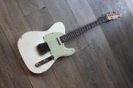 FENDER Custom Shop Limited 60 Tele, Relic Aged Olympic White, HARDCASE, 3, 38 KG