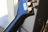 JACKSON MJ Series Rhoads RR24MG, Black with Yellow Pinstripes, Ebony Fingerboard, SOFTCASE