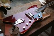 GRETSCH "G6199 Billy-Bo, "G" Cutout Tailpiece, TV Jones®, Rosewood Fingerboard, Firebird Red" HARDCASE, PAPERS