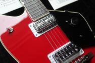 GRETSCH "G6199 Billy-Bo, "G" Cutout Tailpiece, TV Jones®, Rosewood Fingerboard, Firebird Red" HARDCASE, PAPERS