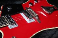 GRETSCH "G6199 Billy-Bo, "G" Cutout Tailpiece, TV Jones®, Rosewood Fingerboard, Firebird Red" HARDCASE, PAPERS