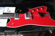 GRETSCH "G6199 Billy-Bo, "G" Cutout Tailpiece, TV Jones®, Rosewood Fingerboard, Firebird Red" HARDCASE, PAPERS