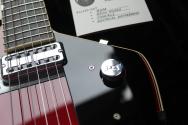 GRETSCH "G6199 Billy-Bo, "G" Cutout Tailpiece, TV Jones®, Rosewood Fingerboard, Firebird Red" HARDCASE, PAPERS