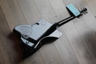 GRETSCH "G6199 Billy-Bo, "G" Cutout Tailpiece, TV Jones®, Rosewood Fingerboard, Firebird Red" HARDCASE, PAPERS