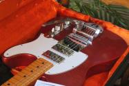 FENDER Stories Collection Mike Campbell Red Dog Telecaster, Maple Fingerboard, Red Dog Red, HARDCARE, 3, 90 KG