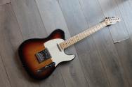 Fender American Standard Telecaster, Maple Fingerboard, 3-Color Sunburst, HARDCASE, 3, 84 KG