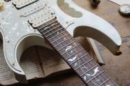 IBANEZ JEM7V White (F0713097) with her papers and original Hardcase, 3, 59 KG