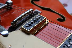 GRETSCH G6120DE Duane Eddy Signature Hollow Body Desert Sunrise, Hardcase, Papers, 3, 18 KG