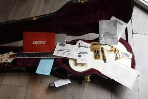 GRETSCH G6134T-58 Vintage Select ’58 Penguin with Bigsby, TV Jones, Vintage White, HARDCASE, 3, 78 KG