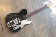 FENDER Custom Shop Limited P90 Tele Thinline Journeyman Relic Aged Black HARDCASE, PAPERS, 3, 26 KG