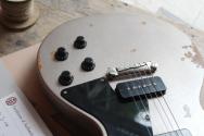MAYBACH Special Edition for Estudio 54 Lester JR Single Cut P-90 in Shorelain Gold Black HARDCASE, 3, 10 KG