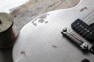 MAYBACH Special Edition for Estudio 54 Lester JR Single Cut P-90 in Shorelain Gold Black HARDCASE, 3, 10 KG