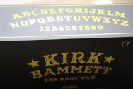 DUNLOP LIMITED KIRK HAMMETT CRY BABY WAH YELLOW SPARKLE EDITION