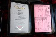 FENDER "NOS Custom Shop 1955 Stratocaster" HARDCASE, PAPERS, 3, 59 KG