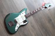 FENDER American Vintage II 1966 Jazzmaster in Sherwood Metallic, Bound Round-Laminated Rosewood HARDCASE, 3, 80 KG