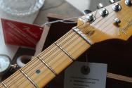 NEW MODEL!!!FENDER "American Ultra Luxe Vintage '50s Stratocaster, Maple Fingerboard, White Blonde" HARDCASE, 3, 72 KG