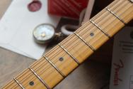 NEW MODEL!!!FENDER "American Ultra Luxe Vintage '50s Stratocaster, Maple Fingerboard, White Blonde" HARDCASE, 3, 72 KG