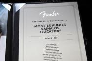 Monster Hunter Rathalos Telecaster, Rosewood Fingerboard, Rathalos Red, HARDCASE, 3, 59 KG