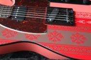 Monster Hunter Rathalos Telecaster, Rosewood Fingerboard, Rathalos Red, HARDCASE, 3, 59 KG