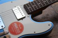 Squier Classic Vibe™ Custom Telecaster® SH with Bigsby, Parchment Pickguard, Lake Placid Blue, 3, 76 KG