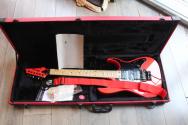 IBANEZ "20th Anniversary RG550MXX Road Flare Red (RF) with her original Ibanez Strap and limited Ibanez Picks" LIMITED HARDCASE