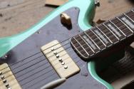 VINTAGE "30th Anniversary V65 Electric Guitar with Vibrato ~ Ventura Green" GIGBAG, 3, 6 KG