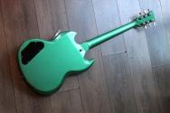 VINTAGE "Limited Green Sparkle VS6 ReIssued Vibrola Tailpiece" GIGBAG, 3, 68 KG
