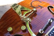 GRETSCH "G6120TGQM-56 Limited Edition Quilt Classic Chet Atkins, Hollow Body with Bigsby, Roundup Orange Stain Lacquer" HARDCASE