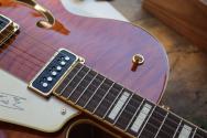 GRETSCH "G6120TGQM-56 Limited Edition Quilt Classic Chet Atkins, Hollow Body with Bigsby, Roundup Orange Stain Lacquer" HARDCASE