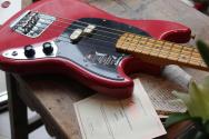 FENDER "American Pro Clasc Mustang Bass, Faded Dakota Red" GIGBAG, 3, 63 KG