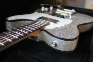 FENDER Custom Shop Limited CuNiFe Telecaster Custom Journeyman Relic, Silver Sparkle HARDCASE, 3, 75 KG