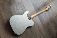 FENDER Custom Shop Limited CuNiFe Telecaster Custom Journeyman Relic, Silver Sparkle HARDCASE, 3, 75 KG