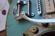 PAOLETTI GUITARS "Paoletti 112 Lounge 2P90 Relic with Bigsby Saga Green" HARDCASE, PAPERS, STRAP, 3, 83 KG