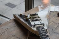 JACKSON "USA Custom Shop Special Edition Rhoads Nitro Tour Vintage Pinstripes" HARDCASE, PAPERS